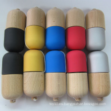 Caucho Sticky Pintura Cápsula De Madera Kendama Pill